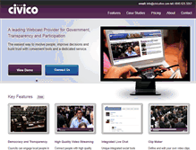 Tablet Screenshot of civicolive.com